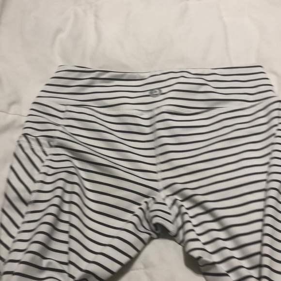 White&black stripes leggings long leg - Picture 2 of 4